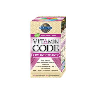 Garden of LifeÂs RAW Antioxidants is a comprehensive, whole-food, multi-nutrient formula made with RAW Food-Created Nutrients for targeted delivery of vitamin A complex, vitamin C, vitamin E complex and selenium along with a RAW antioxidant blend containing RAW glutathione and RAW Superoxide Dismutase..