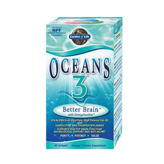 Brain health and memory loss are issues of concern for more and more people every day. But now, there is Oceans 3 Better Brain, the only Omega-3 supplement available with OmegaXanthin, a synergistic complex of three health-promoting compounds from the ocean plus a dynamic suite of three clinically studied ingredients designed to support neurological and brain function..