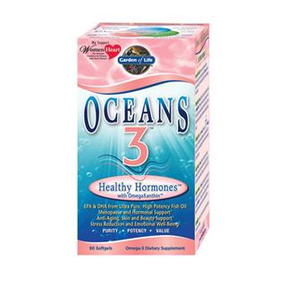 Oceans 3 Healthy Hormones supports hormonal and emotional health for women of all ages by providing all the benefits of a high potency Omega-3 supplement plus an amplified range of targeted benefits unmatched by ordinary Omega-3 formulations..