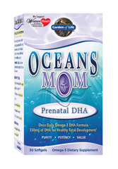 Oceans MOM Prenatal DHA supplies 350mg of DHA in one small, pleasant-tasting strawberry-flavored softgel, providing a broad range of benefits for both you and your baby. Pregnancy and lactation can place high demands on your body and deplete your DHA reserves, however. DHA is especially important in the last trimester of pregnancy and the first few months of an infantÂs life when the childÂs brain undergoes rapid growth..