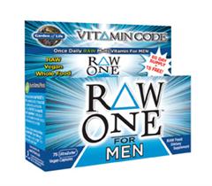 Going beyond vitamins and minerals, Vitamin Code RAW ONE For Men is an excellent choice for mental and physical energy and support of a healthy heart, optimal digestion, and prostate health..