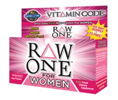 Going beyond vitamins and minerals, Vitamin Code RAW ONE For Women is an excellent choice for mental and physical energy and support of a healthy heart, optimal digestion, and breast health..