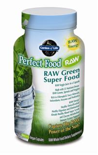 Perfect Food RAW is RAW, whole food nutrition providing naturally occurring antioxidants, enzymes, amino acids, essential fatty acids, and dozens of phytonutrients. Bursting with prebiotics, probiotics, and enzymes to support healthy digestion and nutrient absorption, Perfect Food RAW is the convenient and sensible way to get your veggie juice every day..