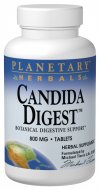 Planetary Herbals Candida Digest is a combination of warming calmative herbs, designed to support normal digestion..