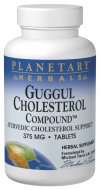 Guggul is one of the most valued botanicals for supporting cholesterol wellness. Planetary Herbals Guggul Cholesterol Compound utilizes a guggul extract that delivers 75 mg of guggulsterones daily, blended in the traditional manner with triphala and select spices..
