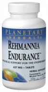 Planetary Herbals Rehmannia EnduranceÂ is based on the classic Chinese tonifier Rehmannia Six: Liu Wei Di Huang Wan, one of the most strengthening tonics of Chinese herbalism. Traditionally, it was used for those who are tired and run down from overwork and inadequate rest due to a fast-paced lifestyle..