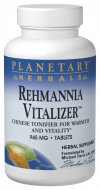 Planetary Herbals Rehmannia VitalizerÂ is based on the classic Chinese tonifier Rehmannia Eight (Ba Wei Di Huang Wan), one of the most strengthening tonics of Chinese herbalism. Traditionally it was used to build warmth and vitality..