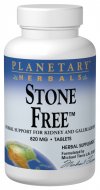 Planetary Herbals Stone FreeÂis a unique combination designed to support the kidneys, liver and gallbladder. Dandelion root and turmeric root are bitter substances that can support the body's normal bile flow. Gravel root, parsley root and marshmallow root have been used historically for supporting normal fluid elimination..