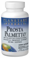 Saw palmetto (Serenoa repens) has been shown to support the normal health of the prostate. Planetary Herbals Prosta Palmetto.