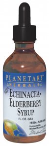 Planetary Herbals Echinacea-Elderberry Syrup is a winter health supplement.