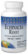 Echinacea is one of North America's most celebrated and relied upon botanicals for mobilizing our natural immune defenses. Planetary Herbals Echinacea Root contains 1000 mg of freshly harvested, wildcrafted echinacea root..