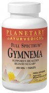 Gymnema, valued in Ayurvedic herbalism for centuries, maintains healthy blood sugar levels when used as part of the diet. It supports healthy glucose metabolism by mediation of insulin release and activity and supports healthy pancreatic function. Planetary Ayurvedics Full SpectrumÂ Gymnema is standardized to 25% gymnemic acids and delivers the same potency used in research studies..