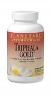 Triphala is the most highly revered of all Ayurvedic herbal formulas in India. Consisting of three uniquely sour and astringent fruits, Amla, Harada, and Behada, Triphala is a potent, yet gentle formula designed to support the body's natural digestive and cleansing processses. Triphala Gold.