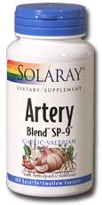 Artery Blend by Solaray is garlic valerian with homepathic nutrients that work together to support healthy arterial function..