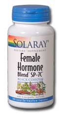 Solaray Female Hormone Blend SP-7C is a product designed for women going through hormone transition or menopause and makes the experience more mild in general and helps relieve symptoms associated with this time.