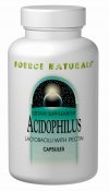 Source Naturals Acidophilus is a specially cultured strain of viable, freeze-dried Lactobacillus acidophilus.  The body relies on 'friendly flora' residing in the intestines for internal protection against putrifactive yeasts and bacteria, which can secrete toxins and hoard vital nutrients..