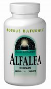 Source Naturals Alfalfa is 20% protein and is the purest and highest quality available..