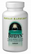 Source Naturals Bifidyn was developed by Dr. Khem Shahani, a prominent flora researcher at the University of Nebraska.  It contains two complementary form of bifidus. Bifidobacterium longum & Bifidobacterium bifidum. Bifidus supports human colon health by altering the intestinal ecology to favor 'friendly' flora..