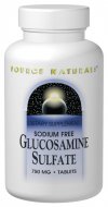Source Naturals Glucosamine Sulfate is a naturally occurring amino sugar. Amino sugars are key constituents of larger compounds called glucosaminoglycans and glycoproteins, which allow cells in tissues to hold together.   They are necessary for the construction and maintenance of virtually all connective tissues and lubricating fluids in the body-tendons, ligaments, cartilage, bone matrix, skin, joint fluid, intestinal lining, and mucous membranes.  Glucosamine sulfate is complexed with potassium chloride to enhance stability..