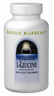 L-Leucine is an essential amino acid, specifically classified as a 'branched-chain amino acid' (BCAA).  BCAAs, especially leucine, stimulate muscle protein synthesis and may be the major fuel involved in anabolic reactions.  This makes them especially important for body builders and other athletes in sports that demand explosive strength..