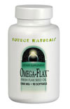 Flax seed oil is an ideal vegetarian (non-fish) source of omega-3 essential fatty acids (EFAs). Omega-3 EFAs are used to make prostaglandins which regulate many vital body processes. Great care is taken at every step of the manufacturing process to ensure the quality of Source Naturals Omega-Flax.  It is cold-pressed and unrefined, using a process that eliminates both light and air during manufacturing, for maximum freshness..