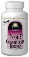 Source Naturals Phase 2 Carbohydrate Blocker contains Phase 2 white kidney bean extract.  Phase 2 works by slowing down the digestion of starch by inhibiting alpha-amylase, an enzyme that breaks down starch to be more fully absorbed by the body. Carbohydrate Blocker may help support weight loss when used in conjunction with the Maximum Metabolism Weight Loss Plan (included)..