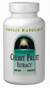 Source Naturals Cherry Fruit Extract  provides a natural source of flavonoids that act as antioxidants, providing protection to different systems in the body including joints, connective tissues and arteries..