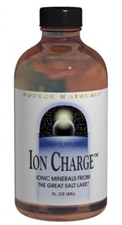 Minerals are the essential cofactors for enzyme activity; they also function as structural support for our bones and teeth, and when ionized, they play a vital role in electrolytic nerve impulse transmission. Source Naturals Ion Charge is a purified liquid concentrate providing a broad spectrum of essential and trace minerals, present in a naturally occuring, physiological ratio. Ion Charge is derived from the Great Salt Lake and has had 99% of the sodium removed..