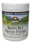 Source Naturals Brown Rice Protein Powder is a concentrated, hypoallergenic source of non-dairy protein in a convenient powder form. This high-quality protein supplement is made from sprouted brown rice for enhanced efficacy, and is enzymatically isolated in a process that is free of chemicals..