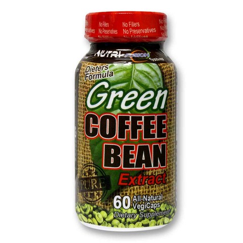 800mg of Pure Unroasted Green Coffee Bean Extract in a Vegetarian Capsule.  No Fillers. No Preservatives. No Additives. Green coffee beans contain a special component called chlorogenic acid, which has been shown to inhibit the release of glucose while at the same time boosting metabolism. This synergy helps your body inhibit fat absorption..