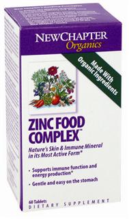 Zinc Food ComplexÂ delivers easily digested and highly active probiotic zinc as well as 10 free-radical scavenging and immune-supportive herbs and mushrooms cultured for maximum effectiveness..