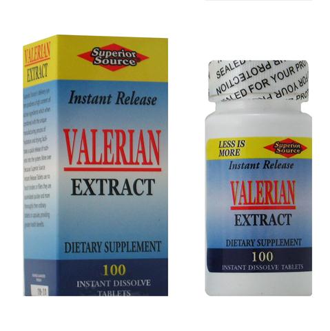 Superior SourceÂs Valerian Extract can impart a calming effect to put your mind at ease. Valerian Root extract can be just what you need to help relax after a long day at the office, or with the kids..