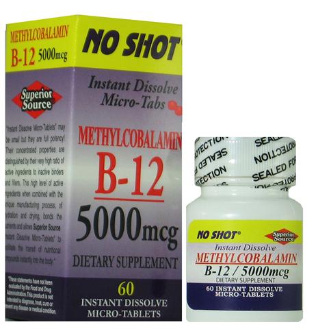 HIgher doses of Vitamin B12 are often recommended for people taking prescription medications that block normal vitamin B12 absorption..
