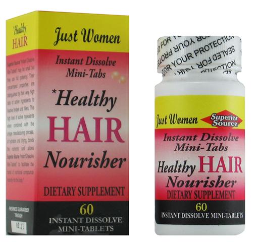 Nourish your hair to look and feel revitalized. Just Women Healthy Hair Nourisher is a well balanced blend of natural herbal extracts, vitamins and nutrients that will restore and promote soft, shiny and full bodied hair..