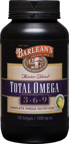 Total Omega master blend combines of the 'best of the Barlean's' Â­ our renowned 100% Organic Flaxseed oil, Fresh Catch Fish Oil, and Pure Borage Seed oil Â­ for a truly superior and complete omega 3, 6, 9 nutrition source. Non-GMO and Gluten Free.