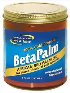 BetaPalm Red Palm Oil is a leading food source of healthy natural beta carotene, tocotrienols and vitamin E..
