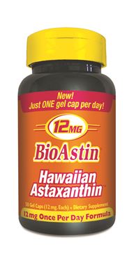 Many health professionals regard Hawaiian Astaxanthin as an important component to a successful daily health program. 12 mg per day is the recommended daily dose for active people who participate in hard physical work or exercise. Powerful Antioxidant..