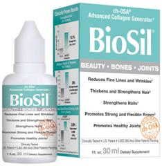 Clinically Tested Breakthrough in Collagen Generation, Biosil Advanced Collagen Generator.