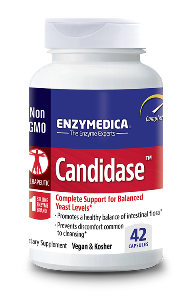 Candidase is a high potency cellulase product, which when combined with protease was formulated to manage yeast overgrowth..