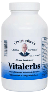 Vitalerbs (180 capsules) Christophers Original Formulas