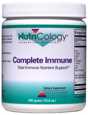 Complete Immune is a blend of herbs and nutrients designed to work synergistically to enhance immune system function, decrease oxidative damage, and promote liver detoxification.