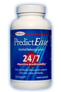 PredictEase intestinal balancing system features a unique approach to restore intestinal predictability to your life and provide fast-acting relief from occasional gastrointestinal discomfort. The right combination of fiber, probiotics and melatonin, can help restore balance to your intestines and your life,  24-7..