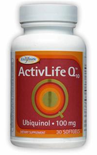 ActivLife Q10 provides unique support for energy production and healthy aging. Kaneka QH brand of CoQ10..