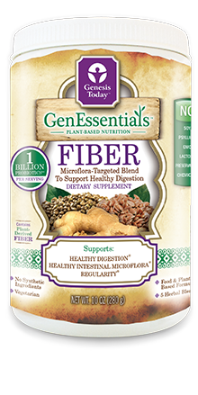 GenEssentials Fiber is made with organic ingredients  including: cold-milled flaxseeds, oats, noni fruit and leaf fiber, herbs and one billion probiotics per serving. Great for weight loss..