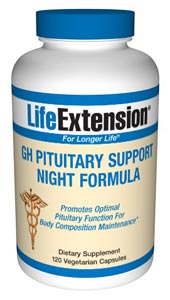 GH Pituitary Support Night Formula with L-Glutamine, Glycine and Vitamin B-3 to aid the healthy functioning of the pituitary gland..