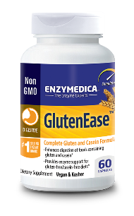 GlutenEase has been formulated with a specialized Protease Thera-blend in combination with a new enzyme DPP-IV. This new formula supports those suffering with gluten or casein intolerance..