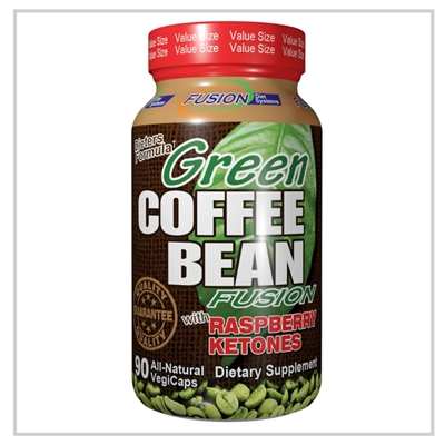 Green Coffee Bean extract standardized to 50% chlorogenic acid  blended with a concentrate of raspberry ketones supporting your healthy weight loss program..