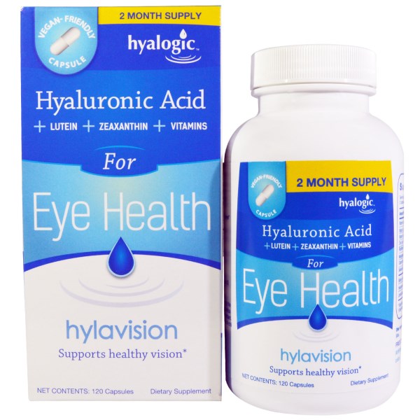 HylaVision by Hyalogic is nutritional support for eye health and proper vision..