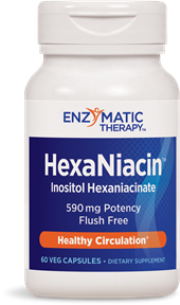 Used by Europeans for over 30 years, HexaNiacin is a superior, non-flushing form of niacin that aids in cholesterol metabolism..