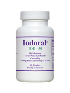 IOD-50 (60 tablets) Iodoral is the tablet form of Lugol Solution. IOD-50 supplies 50mg of high potency iodine/potassium iodide supplement..